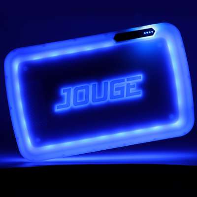 Wholesale Acrylic Plastic LED Light Up Tobacco Rolling Tray With Custom Logo tray